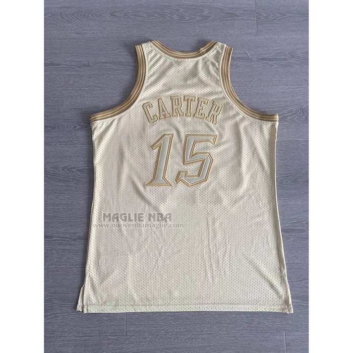 Maglia
 Vince Carter NO 15 Toronto Raptors Mitchell & Ness 1998-99 Or
